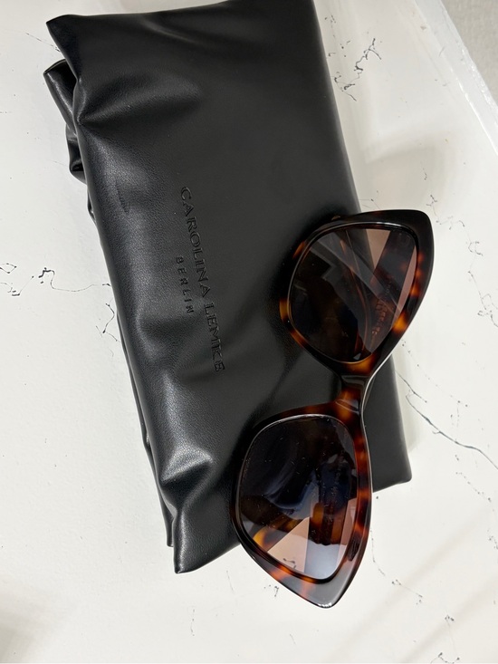 Carolina Lemke Accessories - Carolina Lemke Orchid Cat Eye Sunglasses Tortoise Brown Gradient UV400